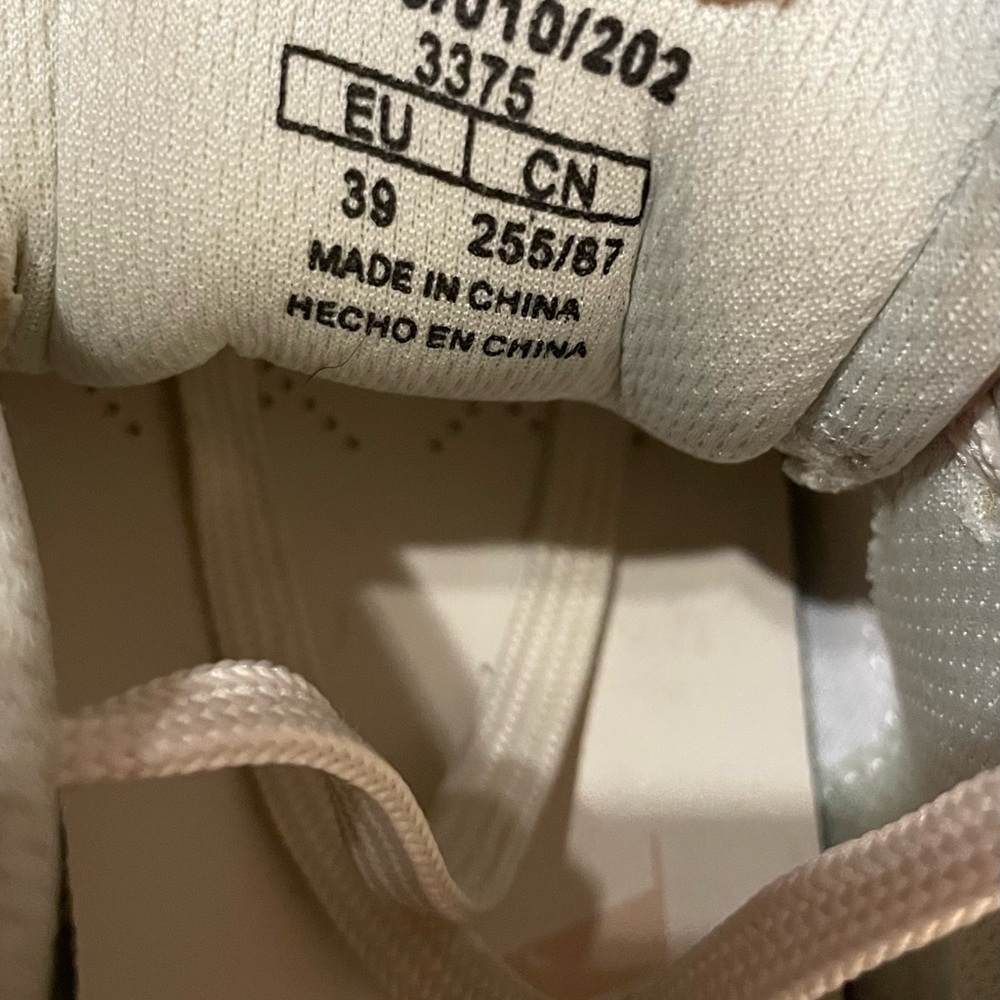 Zara Cream and Tan Women's Sneakers - Picture 7 of 8